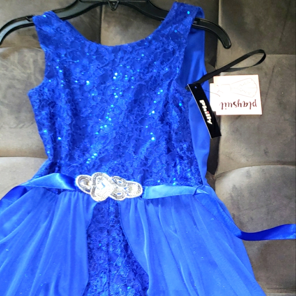 Little Girls Dress with shorts made into it.